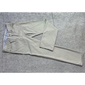 Peter Millar 5-Pocket Pants Men 34 x 32 Gray Stretch Cotton Modal Spandex Mid